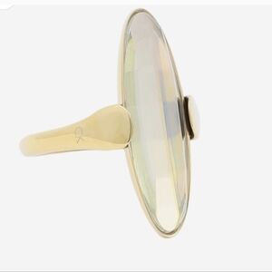 Calvin Klein Continuity Slim Faceted Ring New
